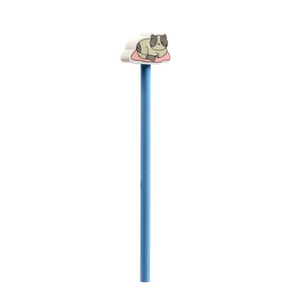 Pencil & Eraser Topper - Cute Kitty Cat - Image 5