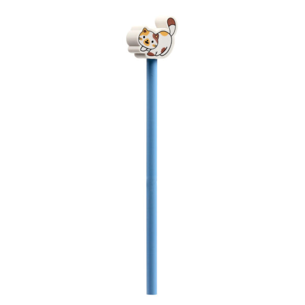 Pencil & Eraser Topper - Cute Kitty Cat - Image 6