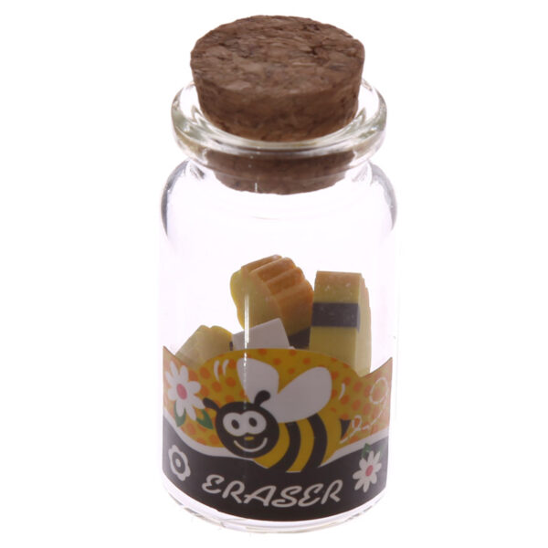 Novelty Kids Bee Design Eraser Set - Image 2