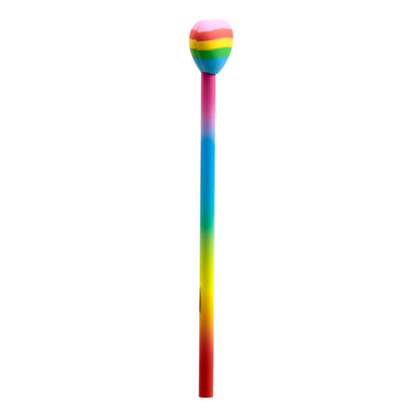 Pencil & Eraser Topper - Rainbow Heart - Image 4