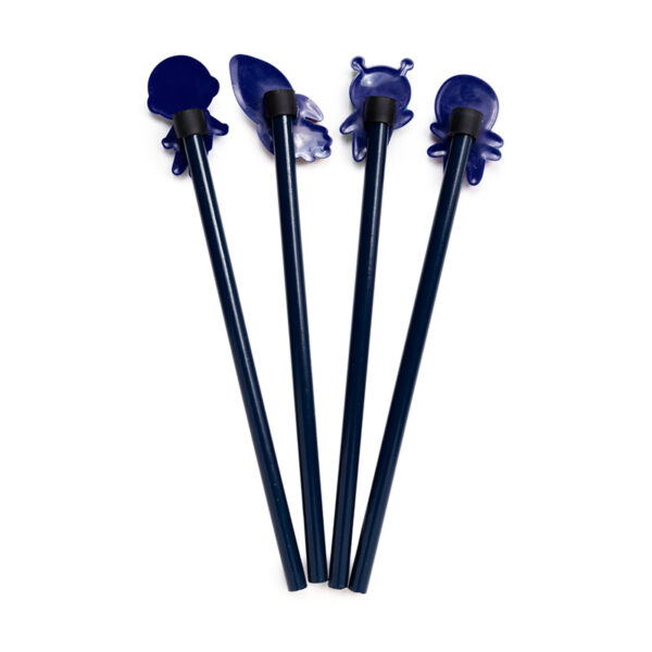 Pencil with PVC Topper - Space Cadet - Image 3