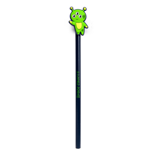 Pencil with PVC Topper - Space Cadet - Image 6