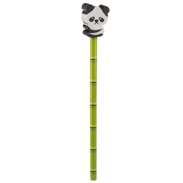 Novelty Kids Panda Design Pencil and Eraser - Image 3
