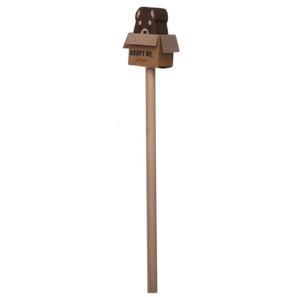 Cute Dog Pencil and Eraser Set - Image 2