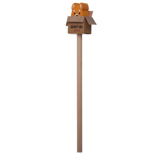Cute Dog Pencil and Eraser Set - Image 3
