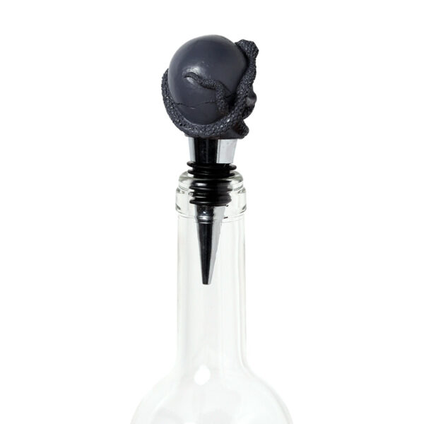 Novelty Bottle Stopper - Skulls and Roses Skull and Snake - Image 9