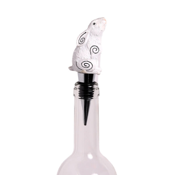 Novelty Bottle Stopper - Moon Gazing Hare - Image 2