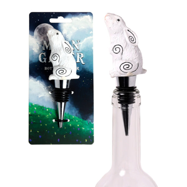 Novelty Bottle Stopper - Moon Gazing Hare - Image 9
