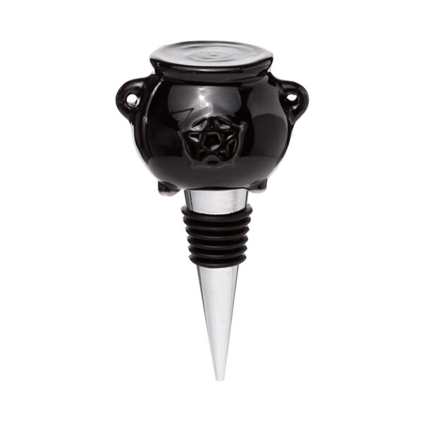 Novelty Ceramic Bottle Stopper - Cauldron - Image 2