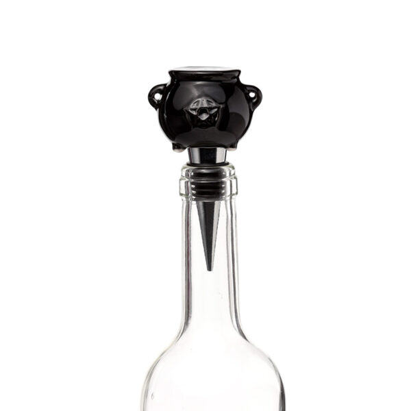 Novelty Ceramic Bottle Stopper - Cauldron - Image 3