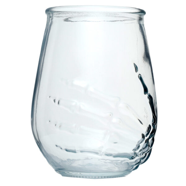 Skeleton Hand Set of 2 Glass Tumblers - Image 2