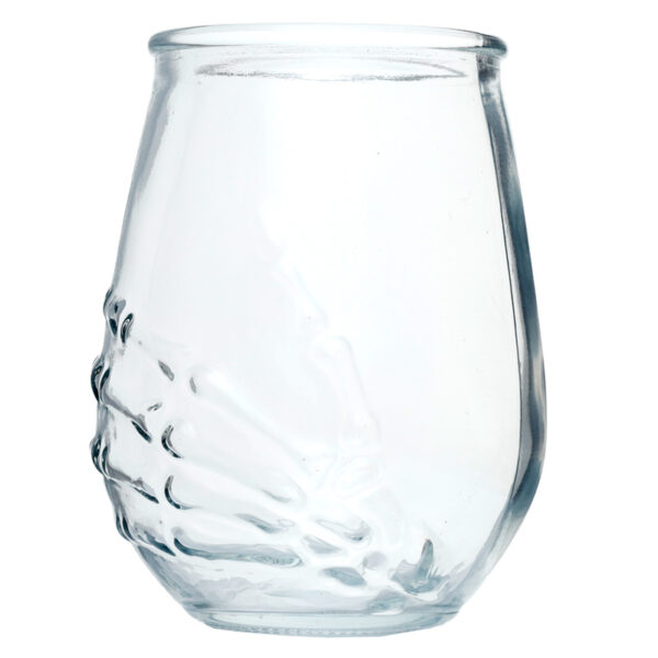 Skeleton Hand Set of 2 Glass Tumblers - Image 3
