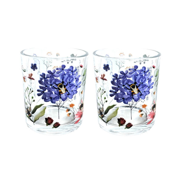 Glass Tumbler Set of 2 350ml - Nectar Meadows - Image 2