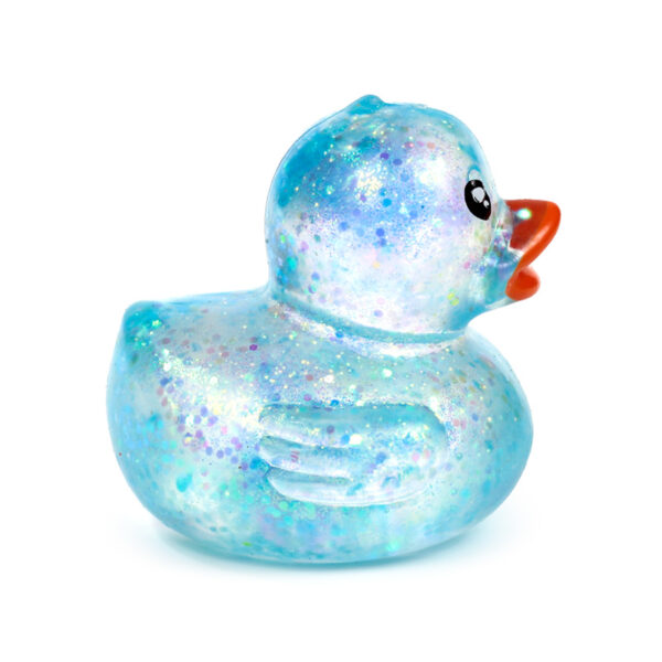 Stretchy Squeezy Fidget Toy - Glitter Duck - Image 8