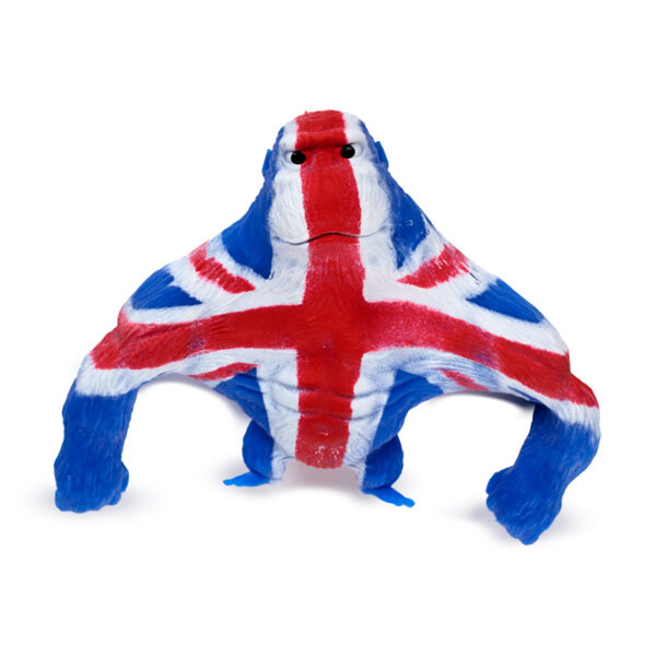 Stretchy Stress Fidget Toy - Union Jack Gorilla 9.5cm - Image 4