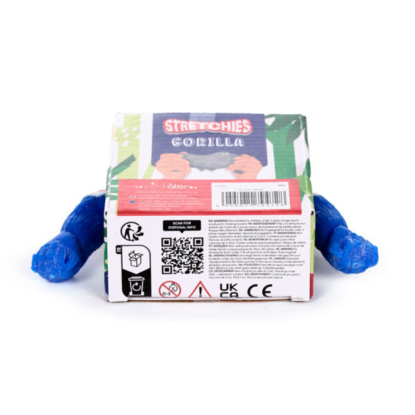 Stretchy Stress Fidget Toy - Union Jack Gorilla 9.5cm - Image 7