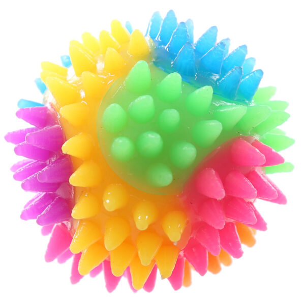 Fun Kids Spiky Bouncy Light Up Ball 5.5cm - Image 3