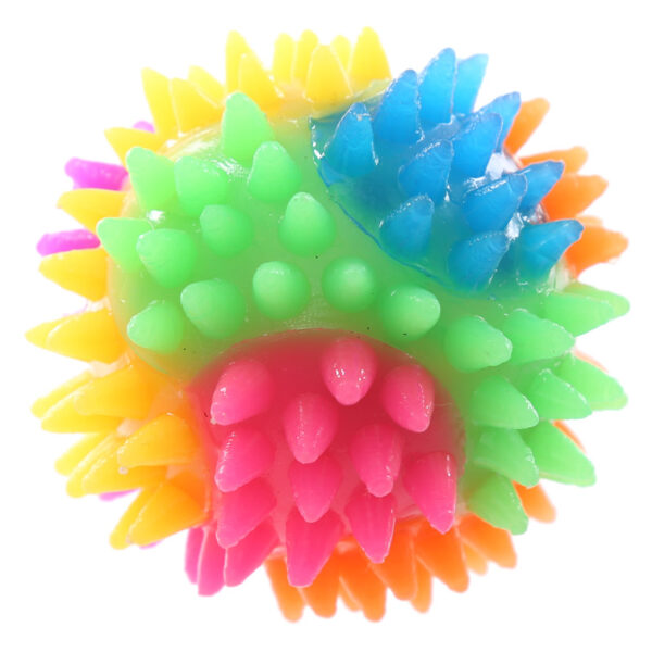Fun Kids Spiky Bouncy Light Up Ball 5.5cm - Image 4