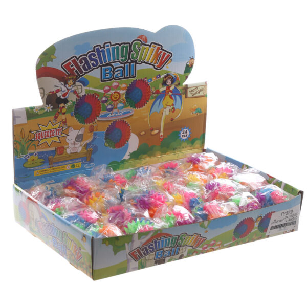 Fun Kids Spiky Bouncy Light Up Ball 5.5cm - Image 5