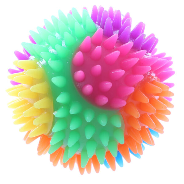 Fun Kids Spiky Bouncy Light Up Ball 7cm - Image 3
