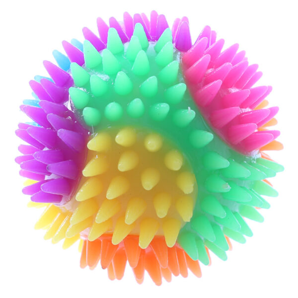 Fun Kids Spiky Bouncy Light Up Ball 7cm - Image 4