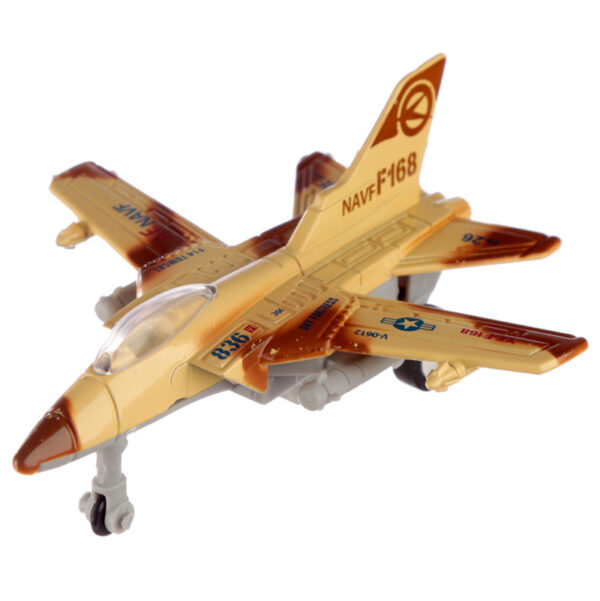 Fun Kids Pull Back Fighter Jet Plane Toy - Image 5
