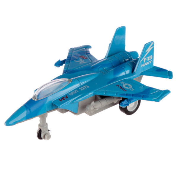 Fun Kids Pull Back Fighter Jet Plane Toy - Image 6
