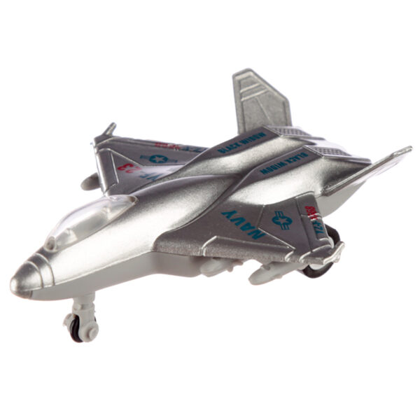 Fun Kids Pull Back Fighter Jet Plane Toy - Image 7