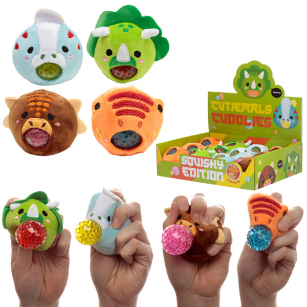 Queasy Squeezies Fidget Toy - Adoramals Cutisaur Dinosaur - Image 11