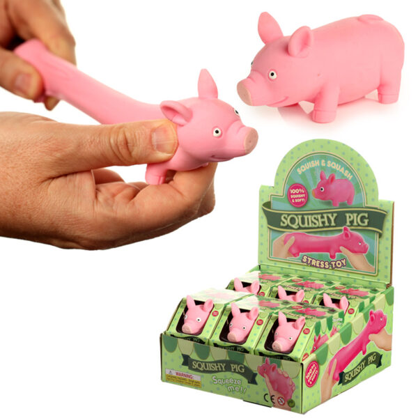 Fun Kids Stretchy Squeezy Pig - Image 8