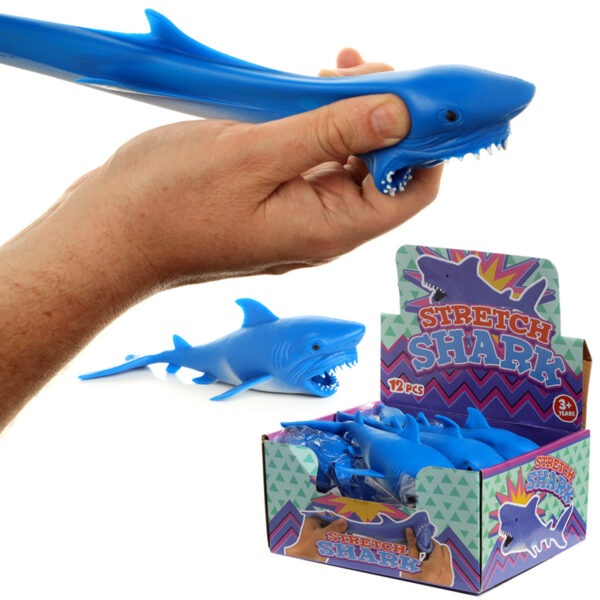Fun Kids Stretchy Squeezy Shark - Image 7