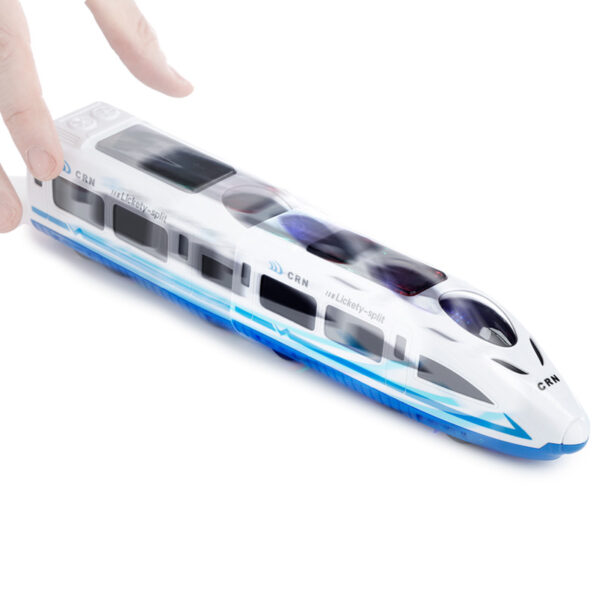 Kids Friction Light & Sound Action Toy - High Speed Train - Image 2