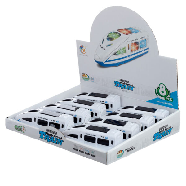 Kids Friction Light & Sound Action Toy - High Speed Train - Image 6