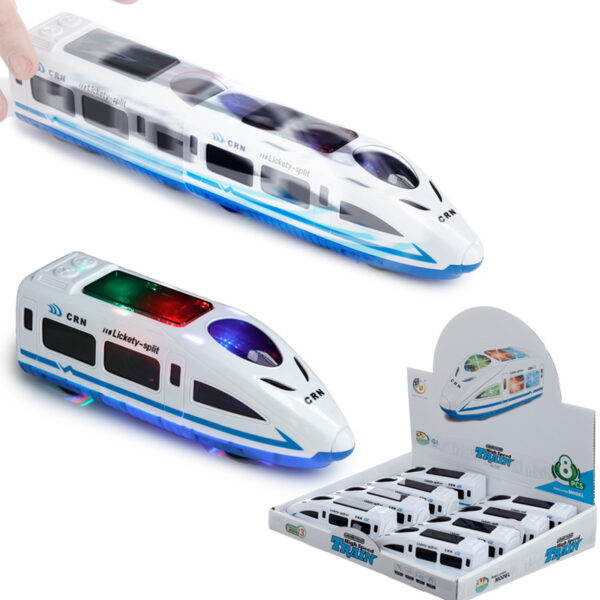 Kids Friction Light & Sound Action Toy - High Speed Train - Image 7