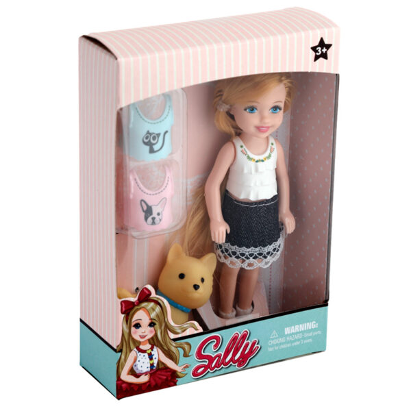 Sally Dress Up Doll with Dog and Accessories - Image 8