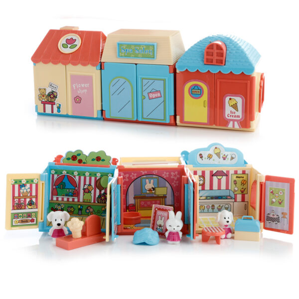 Cute Puppy Dog Town House Set - Image 2