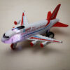 Kids Friction Light & Sound Action Toy - Jumbo Jet Aeroplane - Image 3