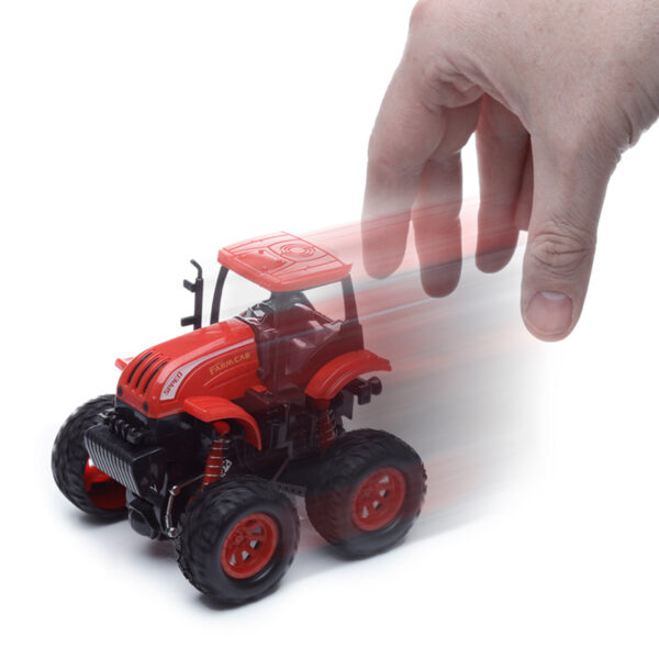 Kids Friction Action Toy - 4x4 Stunt Tractor - Image 2