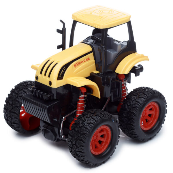 Kids Friction Action Toy - 4x4 Stunt Tractor - Image 6