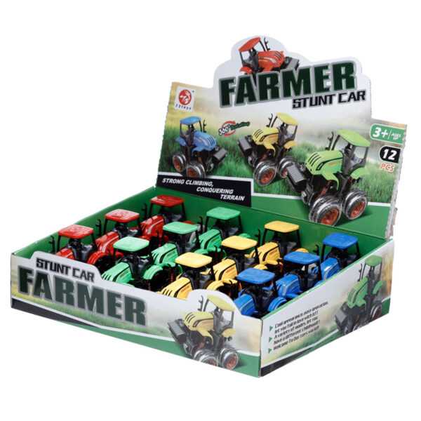 Kids Friction Action Toy - 4x4 Stunt Tractor - Image 8
