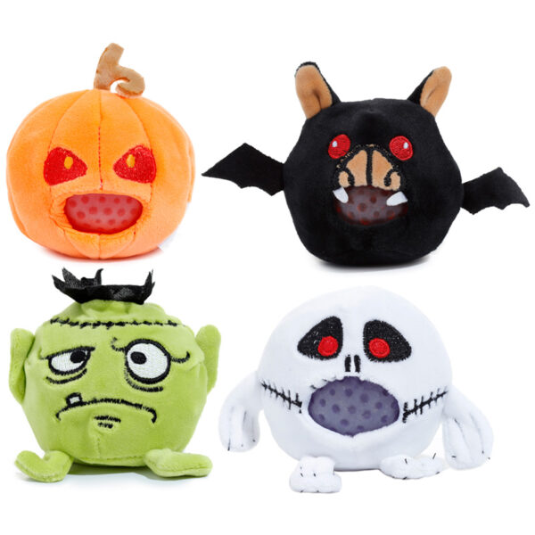Queasy Squeezies Fidget Toy - Spooky Monster, Ghost, Bat, Pumpkin - Image 2