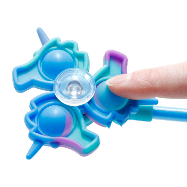 Fun Kids Spinner Fidget Top Dinosaur  and Unicorn Pen - Image 5