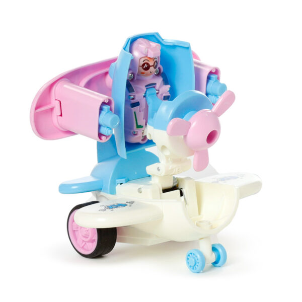Kids Friction Action Toy - Bursting Aeroplane - Image 3
