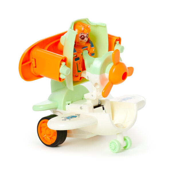 Kids Friction Action Toy - Bursting Aeroplane - Image 5
