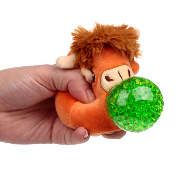Queasy Squeezies Fidget Toy - Highland Coo Cow - Image 4