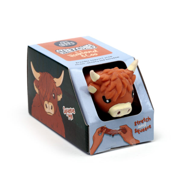 Stretchy Fidget Toy - Highland Coo - Image 2