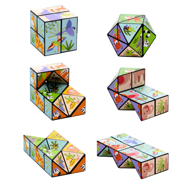 Puzzle Cube Toy - Zooniverse - Image 2