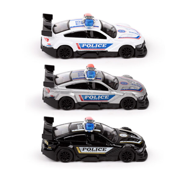Pull Back Action Toy - Police Car - Image 2