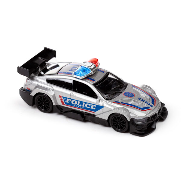 Pull Back Action Toy - Police Car - Image 4