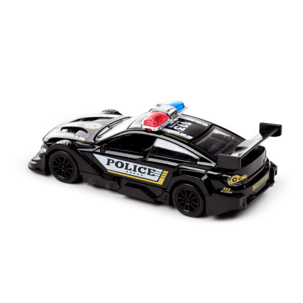 Pull Back Action Toy - Police Car - Image 6